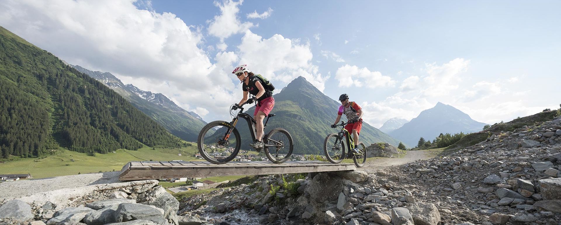 Mountain biking in Galtür 